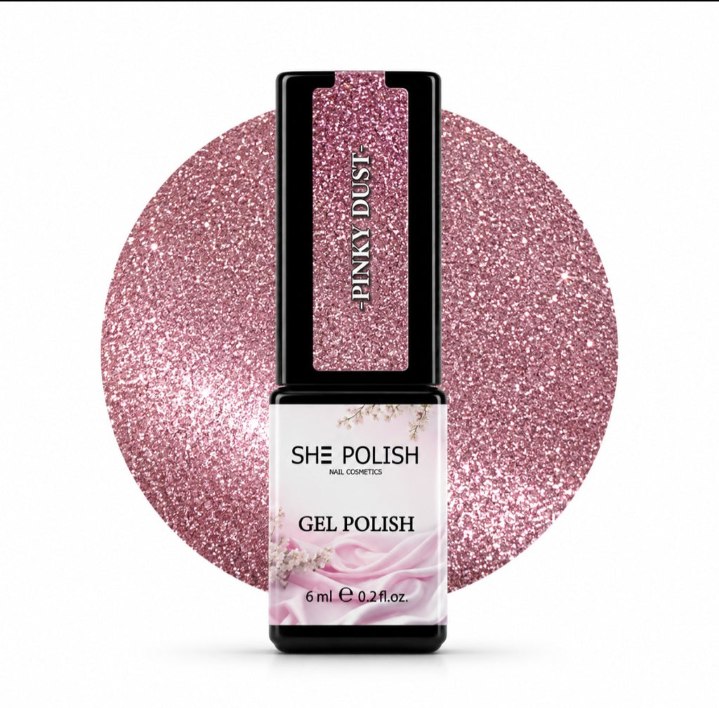 Gelpolish pinky dust