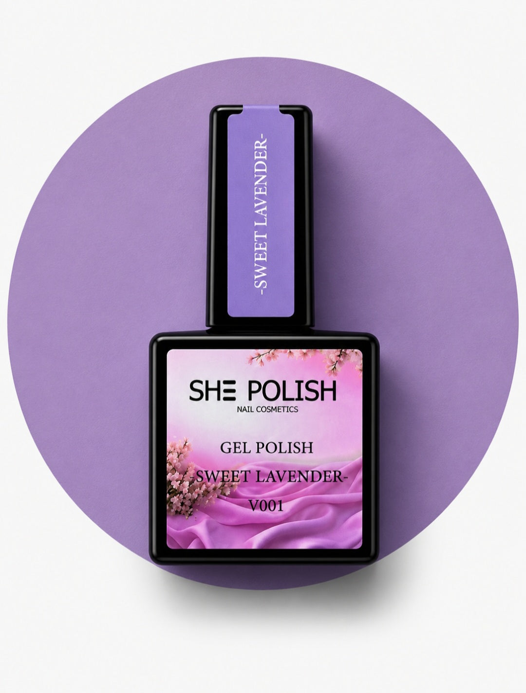 Gelpolish sweet lavender #v001