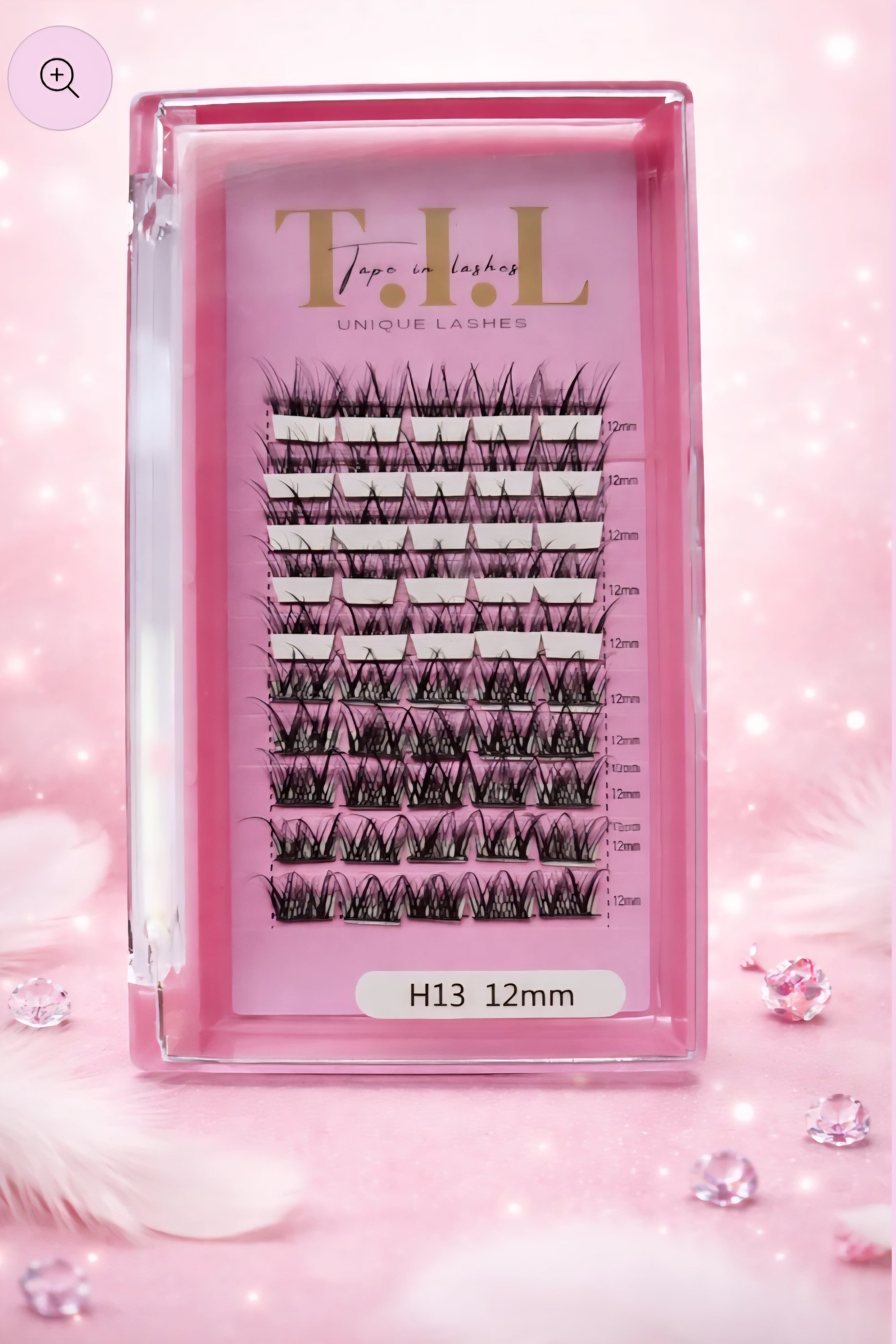 Tape in lashes h13 c