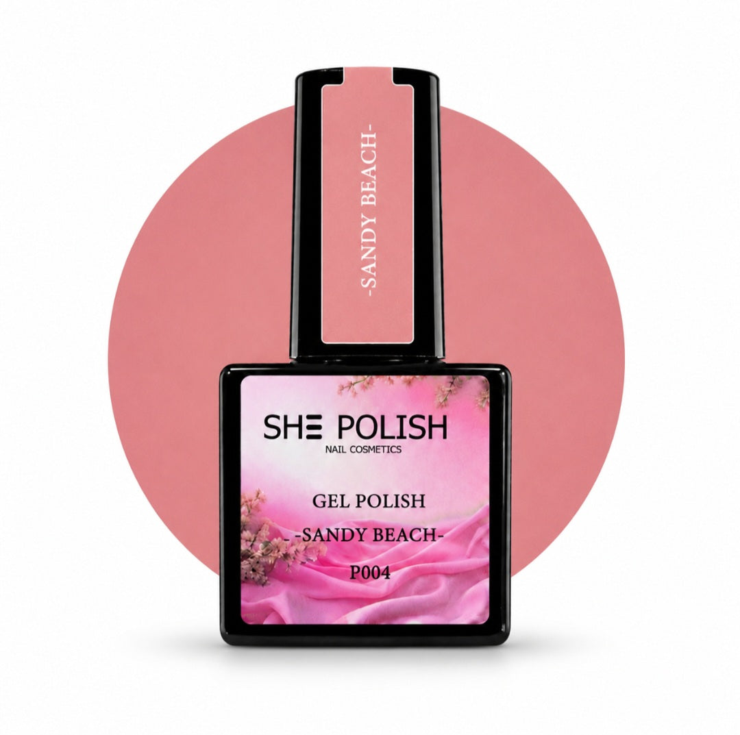 Gelpolish sandy beach #P004