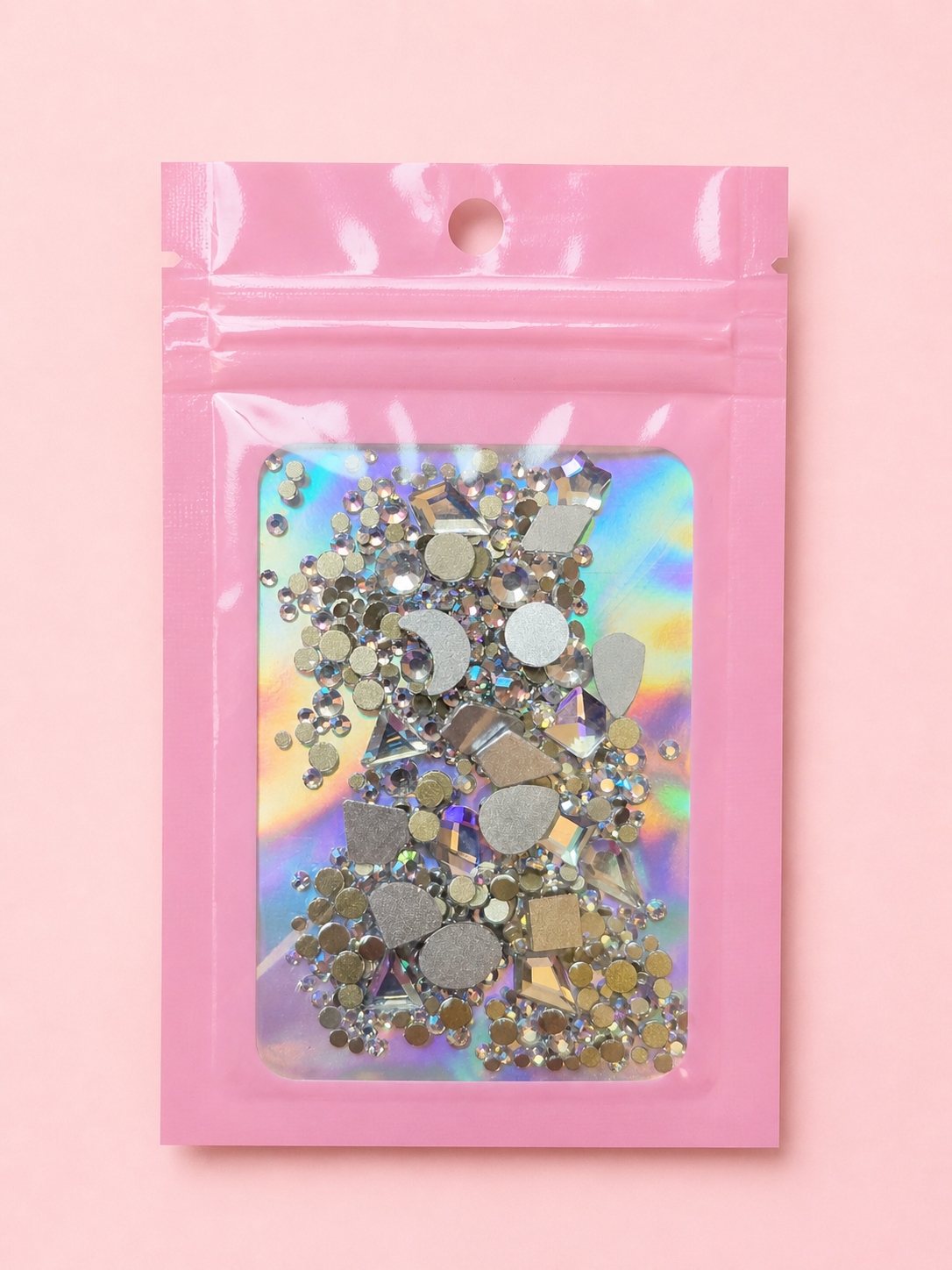 Mixed rhinestones #silver blue