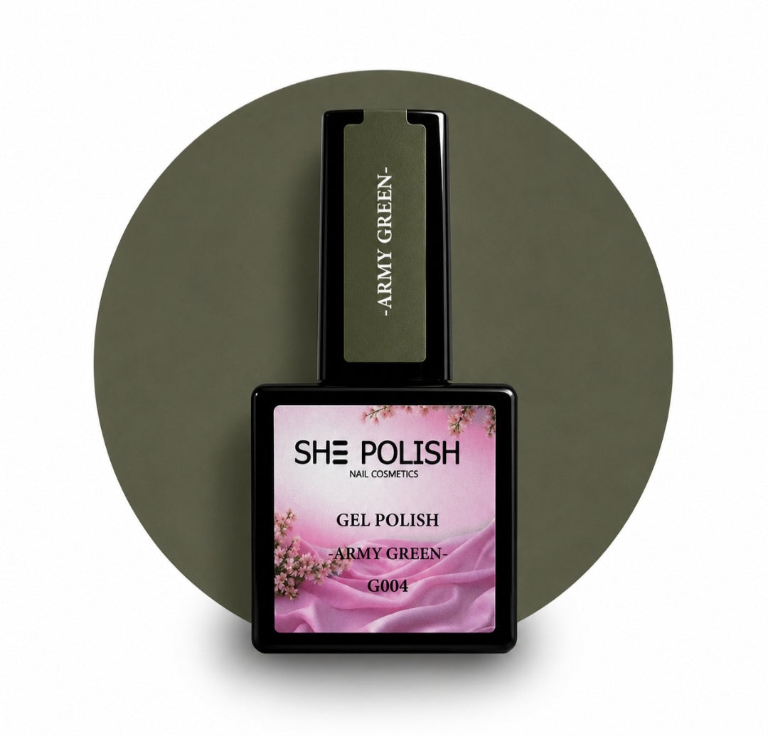 Gelpolish Army green #G004