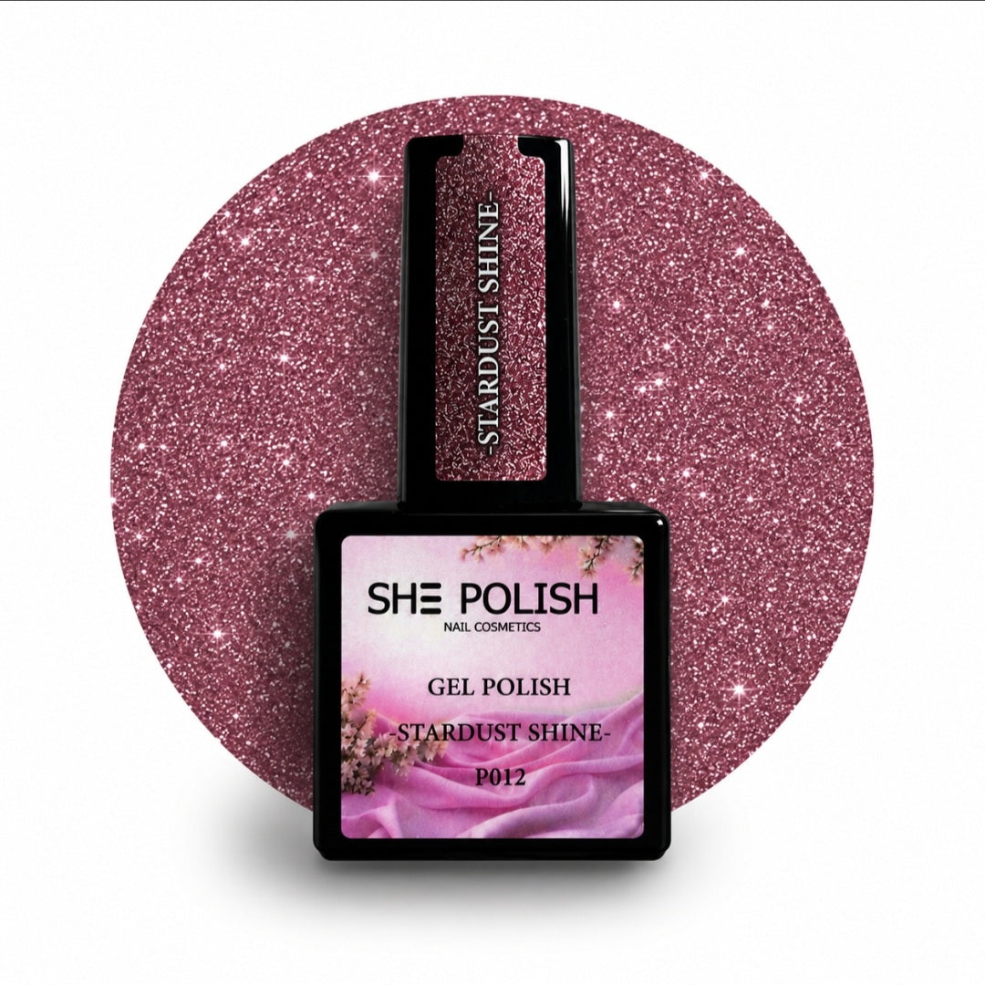 Gelpolish stardust shine