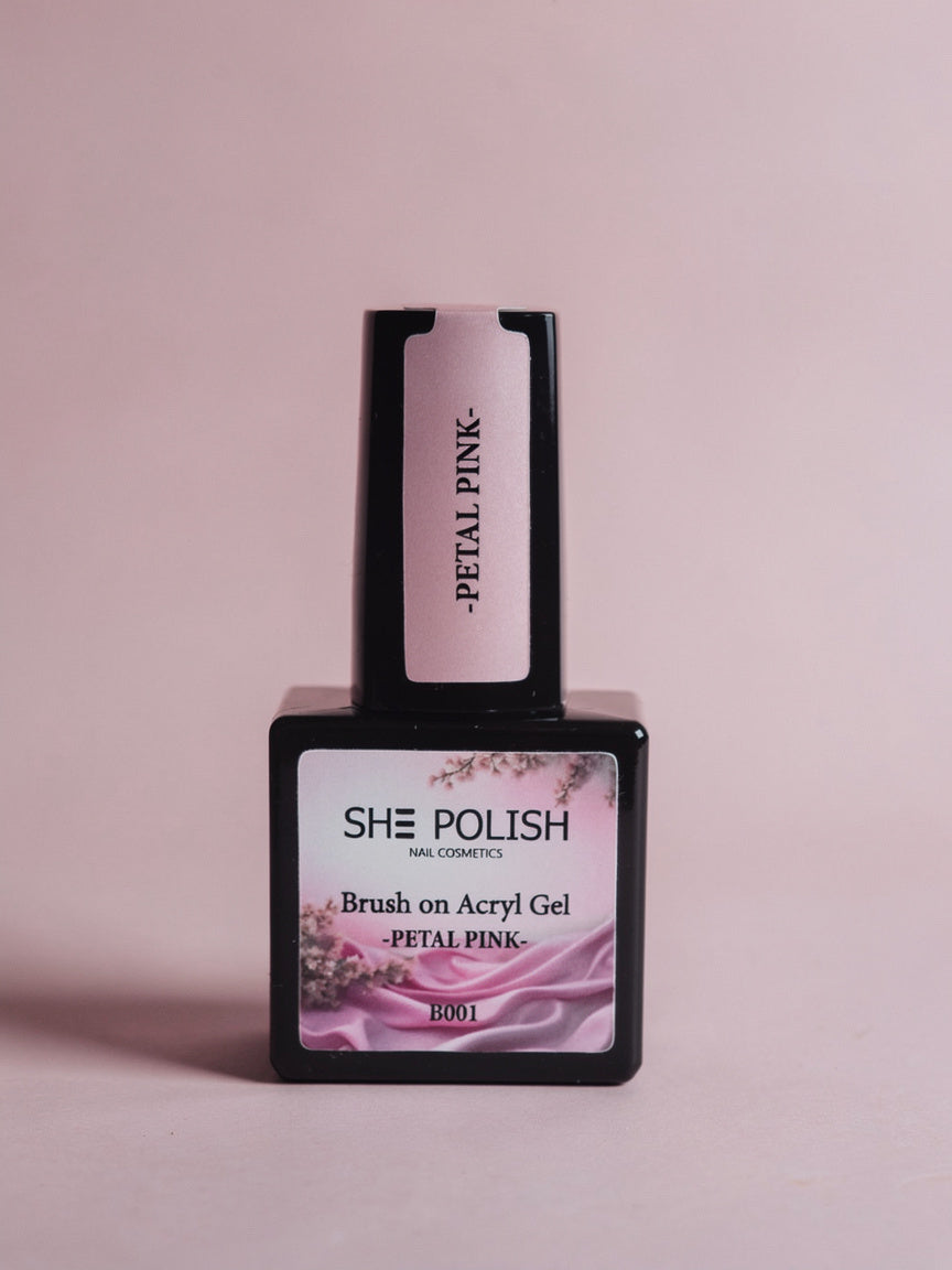 Petal pink B002 brush on acryl gel