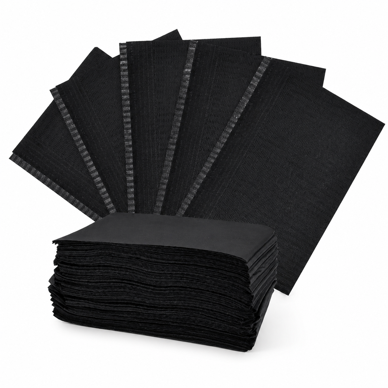Disposable table towels zwart