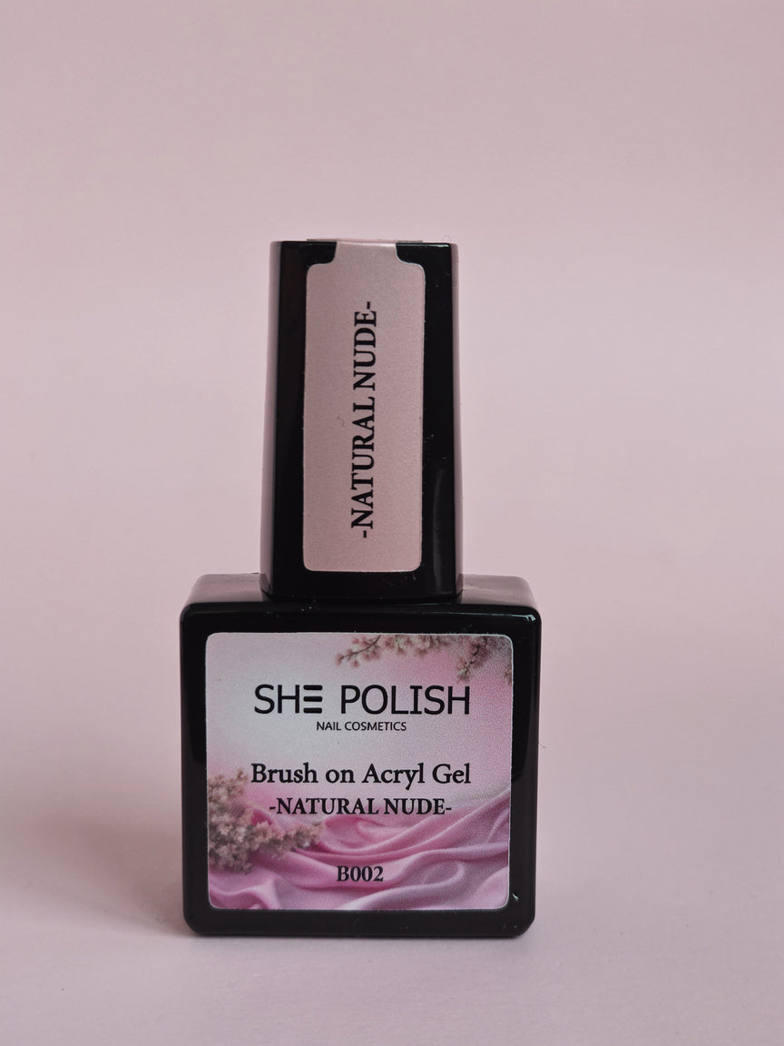 Natural nude B001  brush on acryl gel
