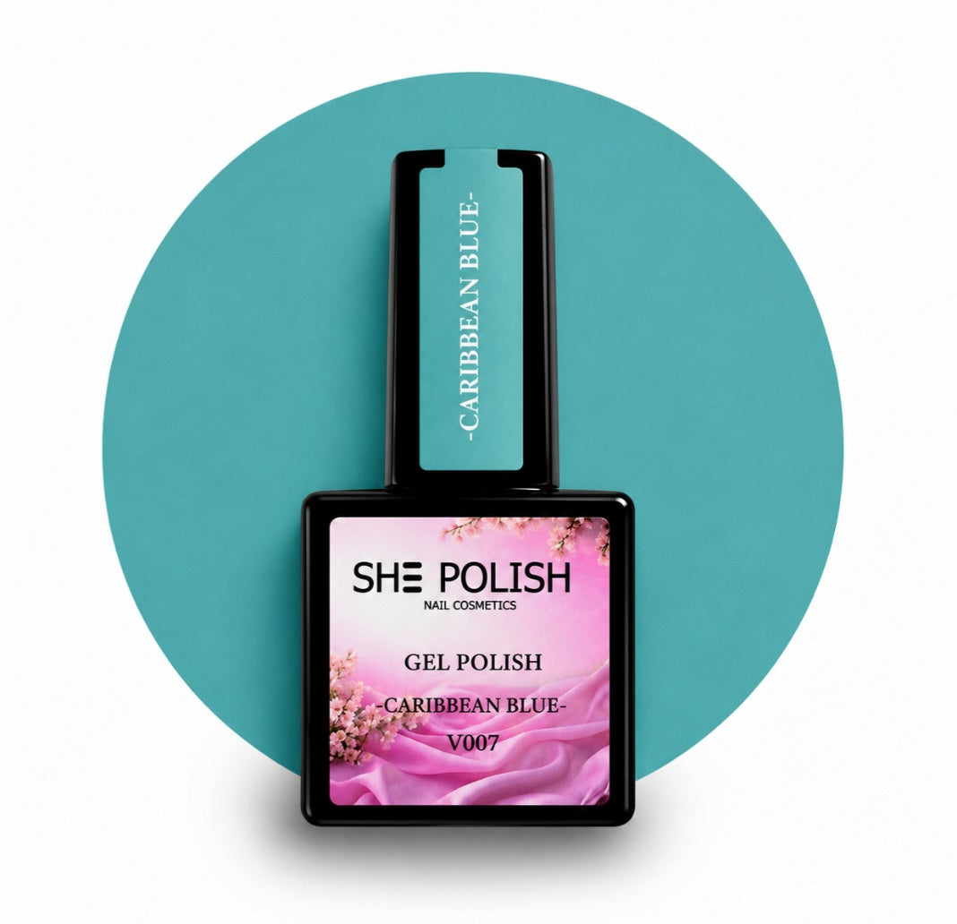 nailpolish caribbean blue #V007