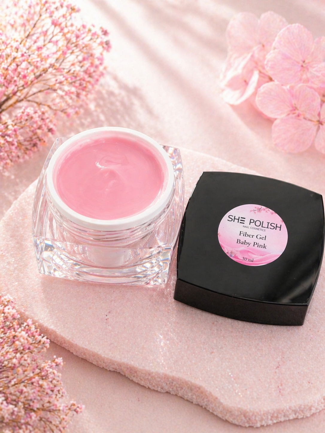 Fiber builder gel baby pink 30ml