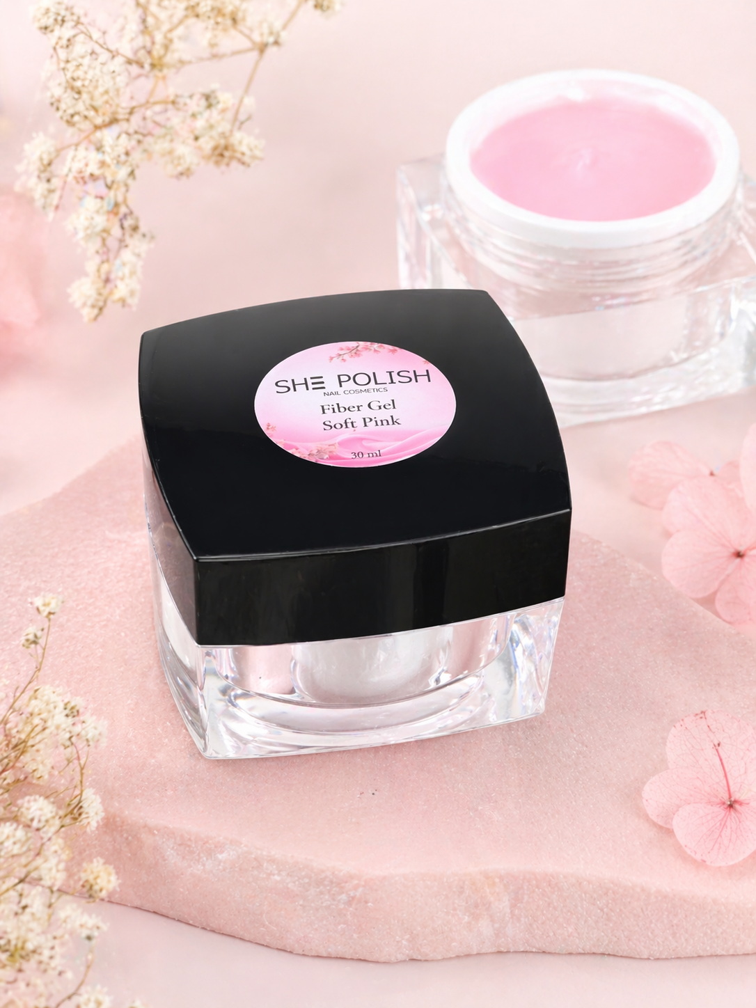 Fiber buildergel soft pink 30ml